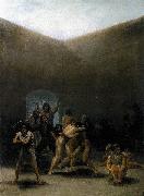 The Yard of a Madhouse Francisco de Goya